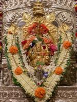 Shri Devi Pujana by HH Swamiji; Picture Courtesy Shri Abhishek Pai